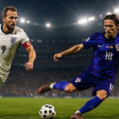 Kane x Modric: nono duelo entre astros da Inglaterra e Croácia revela números
