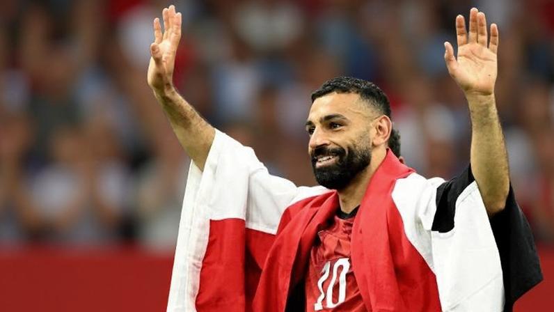 Mohamed Salah, do Egito, comemora vitória sobre a Nova Zelândia na Copa do Mundo