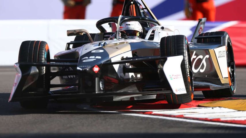 Mitch Evans durante o ePrix de Mônaco