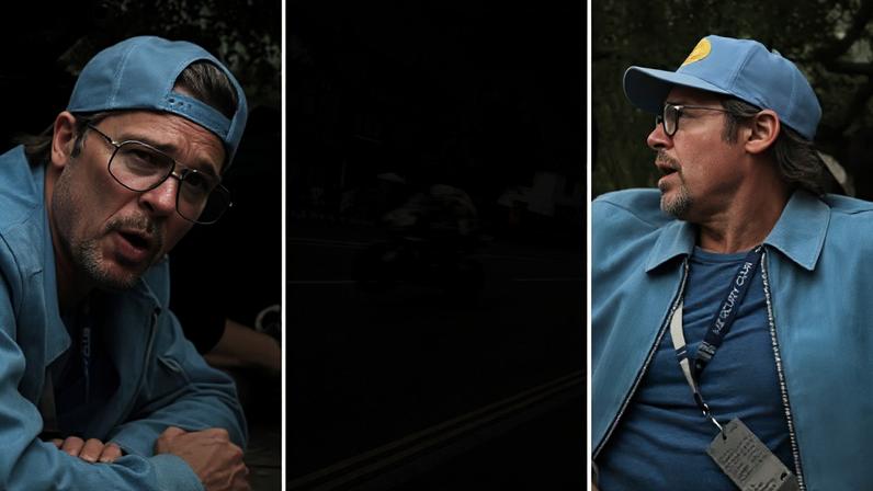 Brad Pitt acompanha a corrida conhecida como 'a mais perigosa do mundo' — Foto: Reprodução/Instagram