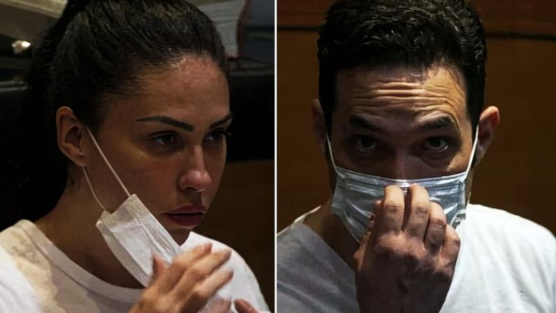 Monique Medeiros e Jairinho em juri - Metrópoles
