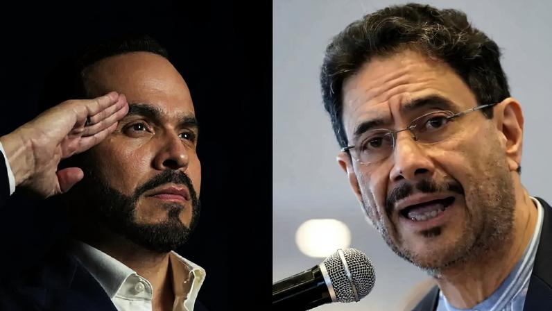 O candidato presidencial colombiano Iván Cepeda, do Pacto Histórico, em evento de campanha em Bogotá – 27/04/2026 (Foto: REUTERS/Sergio Acero) - Abelardo De la Espriella (Divulgação)
