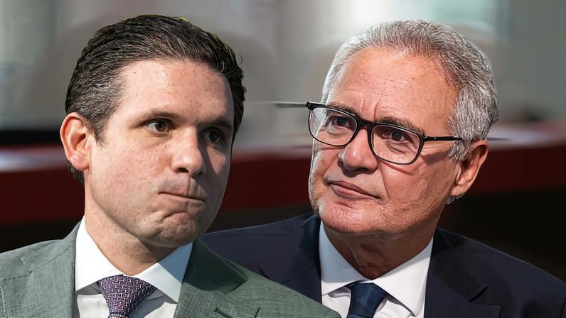Hugo Motta e Renan Calheiros