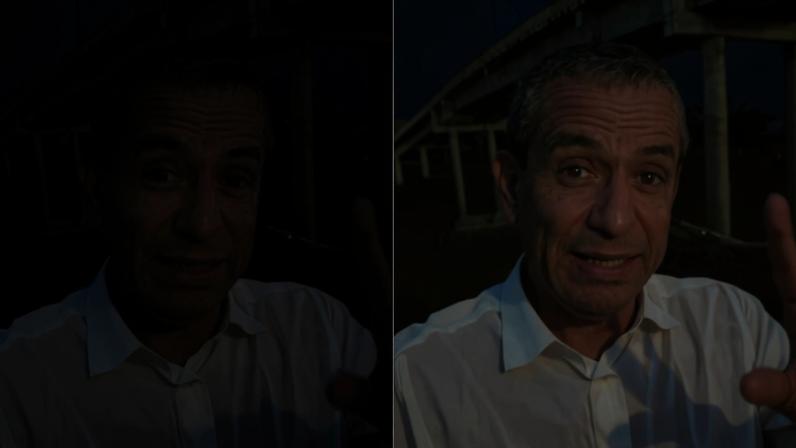 montagem com foto de juiz Edinaldo Muniz e de ponte que desabou