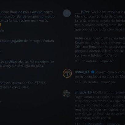 Meia portuguesa recebe críticas após comentário sobre Cristiano Ronaldo
