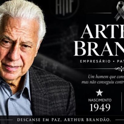 Morre aos 77 anos o empresário do ramo da joalheria Arthur Brandão