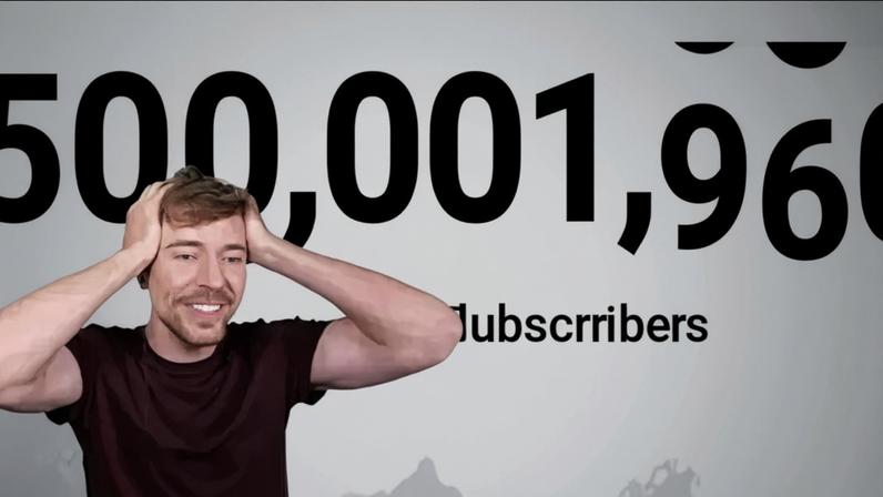 MrBeast quebra recorde e ultrapassa 500 milhões de inscritos no YouTube
