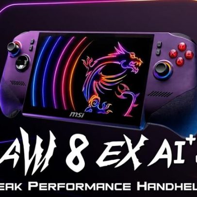 MSI lança Claw 8 EX AI+ com Arc G3 Extreme para competir com ROG Ally