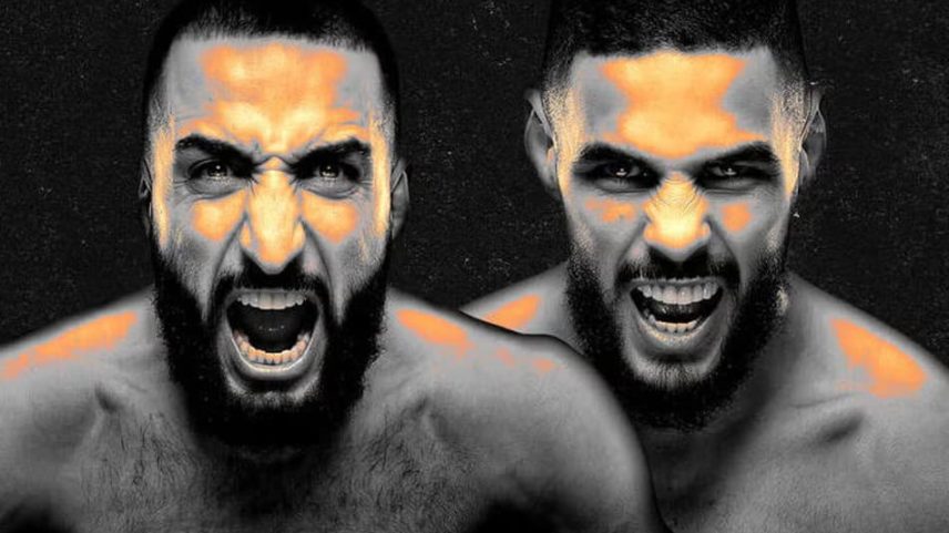 Card oficial do UFC Vegas 118, com Belal Muhammad e Gabriel "Marretinha" Bonfim (Foto: Divulgação)