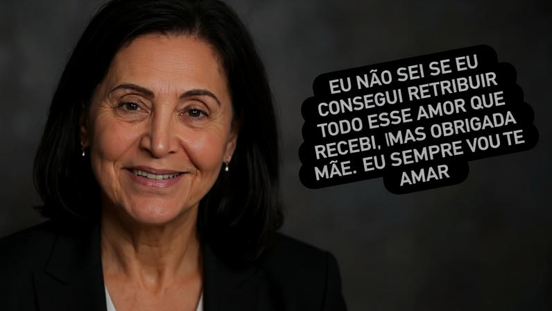 Na mesma publicação, médica afirmou que só compreendeu completamente o amor e a dedicação da mãe após também ter um filho
