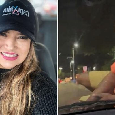 Mulher dirige com homem no capô por quilômetros, suspeita de assalto