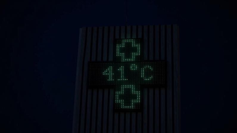 França vem enfrentando calor extremo, com temperaturas acima dos 40º, como essa registrada perto de Bordéus, em 17 de junho de 2026