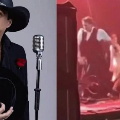 Cantor defende Neymar e tenta quebrar violão em show em Pernambuco