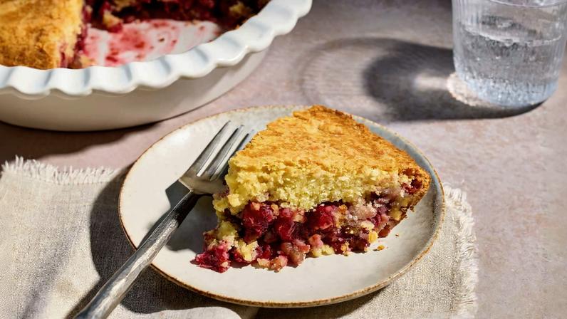 Receita de Torta de Cranberry de Nantucket com Cobertura de Nozes