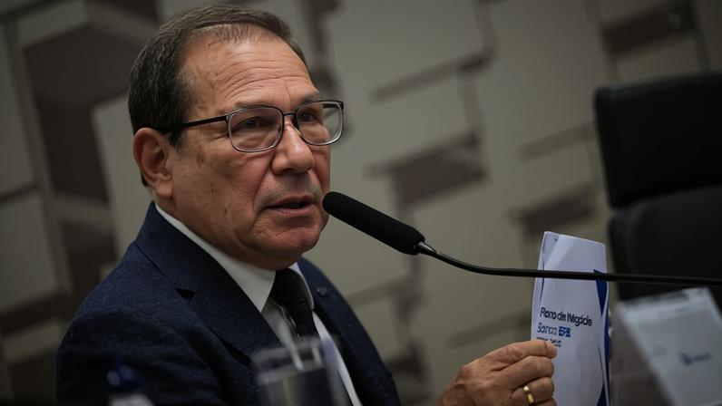 Nelson de Souza, presidente do BRB, na CAE