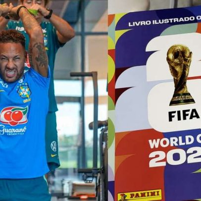 Neymar recebe figurinha no álbum da Copa após atualização da Panini