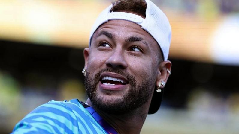 Neymar antes de Brasil x Marrocos, jogo da Copa do Mundo