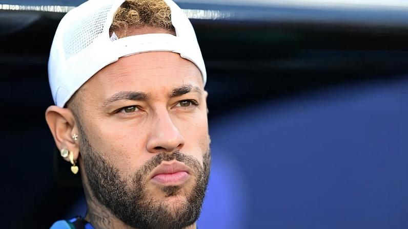 Neymar antes de Brasil x Marrocos, jogo da Copa do Mundo