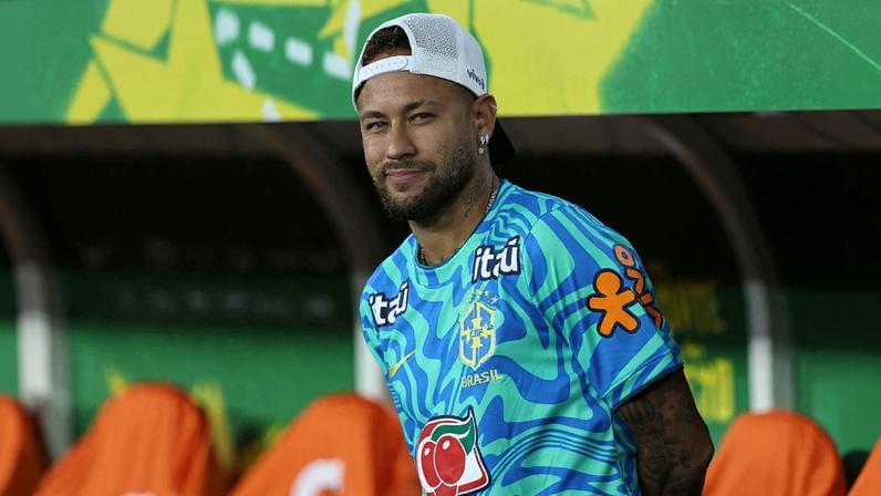 Neymar treinando na academia nos Estados Unidos