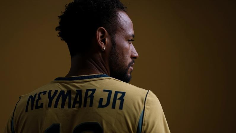 Neymar em ensaio fotográfico para a Copa do Mundo