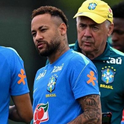Neymar pode jogar hoje; Ancelotti comenta presença do craque