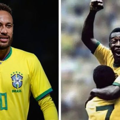 Neymar pode igualar marca histórica de Pelé com a camisa 10 contra a Escócia