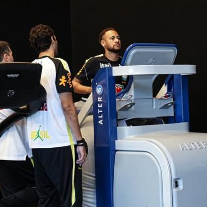 Neymar usa esteira com tecnologia da NASA e pode ir a campo pela Seleção