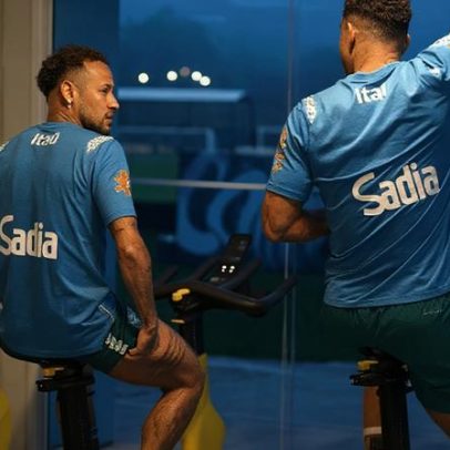 Neymar não terá folga e fará dois períodos de trabalho no hotel