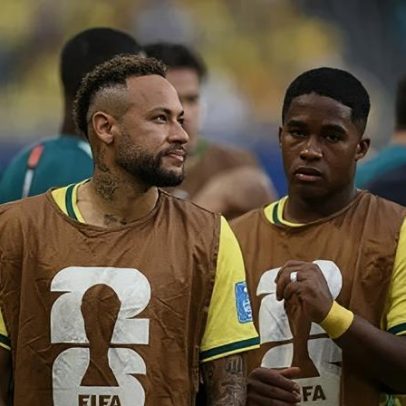 Neymar faz sua estreia na Copa do Mundo em Escócia x Brasil
