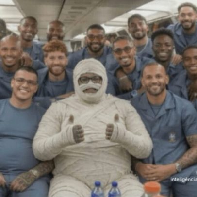 Foto de jogadores da seleção vira meme nas redes