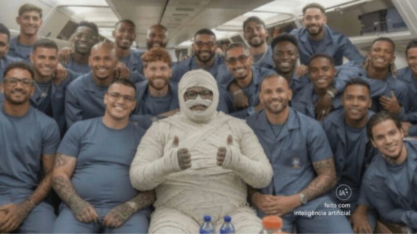 Postagens brincam com o fato de o atacante do Santos ter sido convocado para o mundial mesmo lesionado