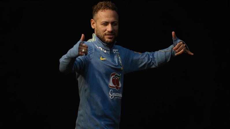 Neymar se recupera de lesão na panturrilha e desfalca a Seleção (Foto: Rafael Ribeiro/CBF)