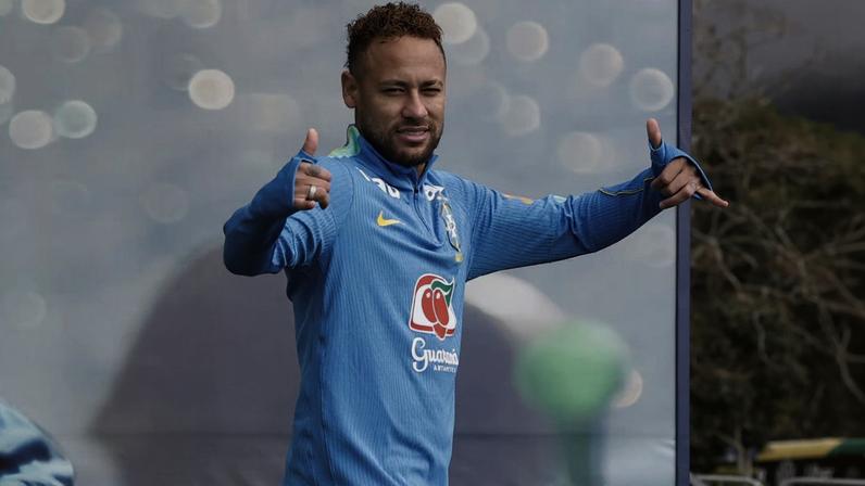 Neymar se recupera de lesão na panturrilha e desfalca a Seleção (Foto: Rafael Ribeiro/CBF)