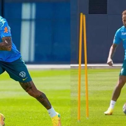 Neymar treina em Nova Jersey ainda sem estreia na Copa