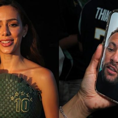 Neymar elogia look polêmico de Bruna Biancardi durante jogo da Copa
