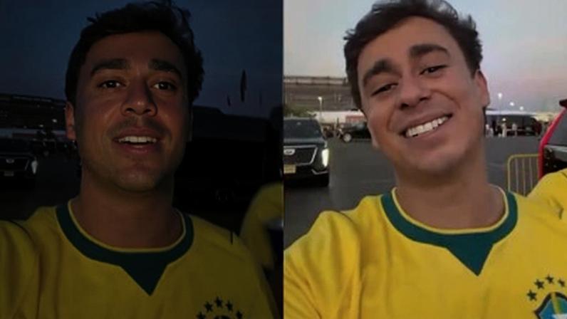 Nikolas Ferreira é criticado por viajar para assistir aos jogos da Copa do Mundo