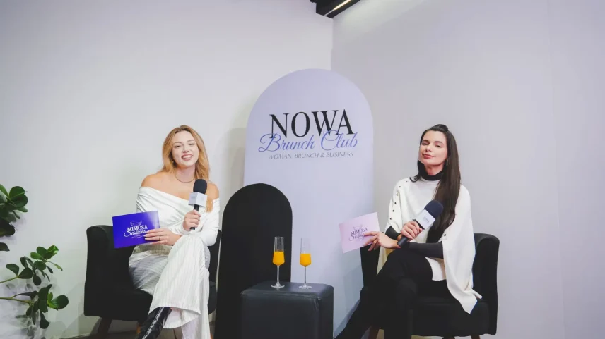 O podcast Mimosa Sessions estreia no domingo, 14, no canal do Nowa Brunch Club, no YouTube. Da esquerda para a direita Aline Kalinoski e Paula Kodama. (Foto: Crédito: Samyra Ferreira - Nowa Company)
