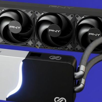 PNY lança RTX 5090 com GPU topo de linha e water cooler modular