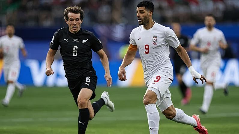 Partida entre Irã e Nova Zelândia, válida pela primeira rodada da Copa do Mundo