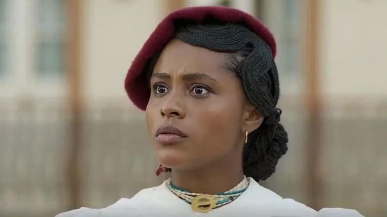 Duda Santos vive Alika, herdeira do trono de Batanga, na novela 'A Nobreza do Amor'