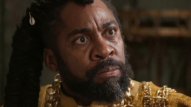 Jendal (Lázaro Ramos) teme ver seus podres revelados em 'A Nobreza do Amor'