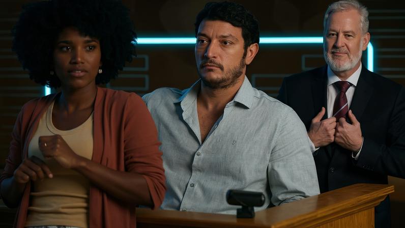 Elenice, tom e Ademir, personagens de 'Quem Ama Cuida'