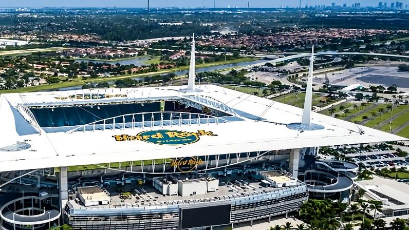 O Hard Rock Stadium, estádio de Miami