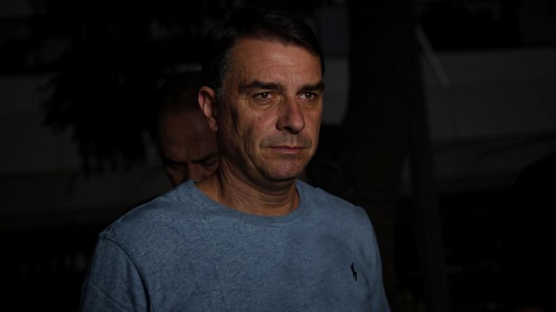 O senador Flávio Bolsonaro