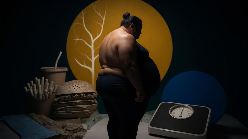A obesidade não é uma escolha. O tratamento, sim, deve ser uma escolha possível, acessível e livre de preconceitos. (Foto: Imagem criada utilizando Open AI/Gazeta do Povo)