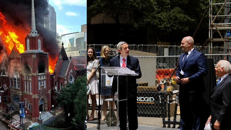 Igreja inicia obras após incêndio destruir templo histórico