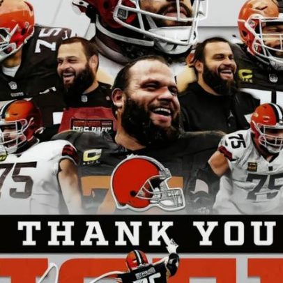 Joel Bitonio anuncia aposentadoria após 12 temporadas com Browns