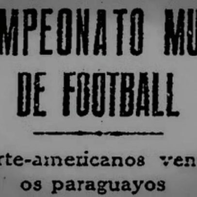 EUA e Paraguai na Copa do Mundo entram para a história há quase 100 anos