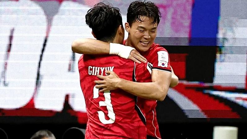 Oh Hyeon-gyu, da Coreia do Sul, fez o segundo gol da seleção contra a Tchéquia