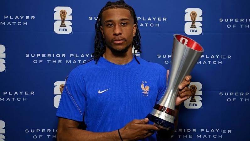 Olise foi eleito melhor em campo contra Senegal, em jogo válido pela 1ª rodada do Grupo I da Copa do Mundo